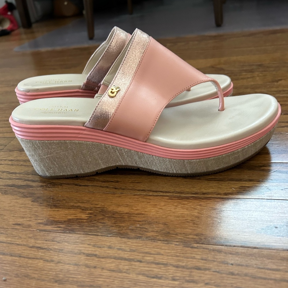 Women’s Cole Haan pink sandals. Size 8.5.